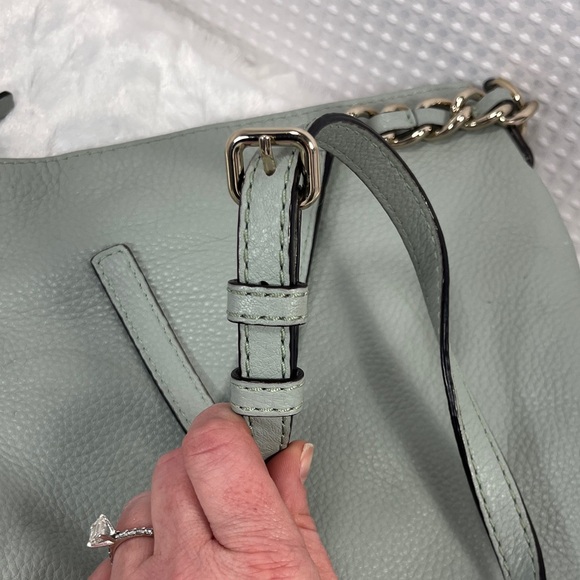 kate spade Light Sage Leather Crossbody with Gold Hardware - Picture 7 of 10